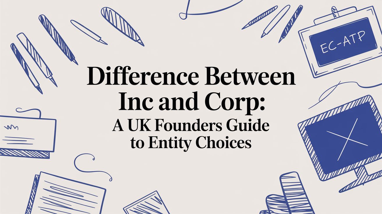 Difference between inc and corp: A UK Founders Guide to Entity Choices