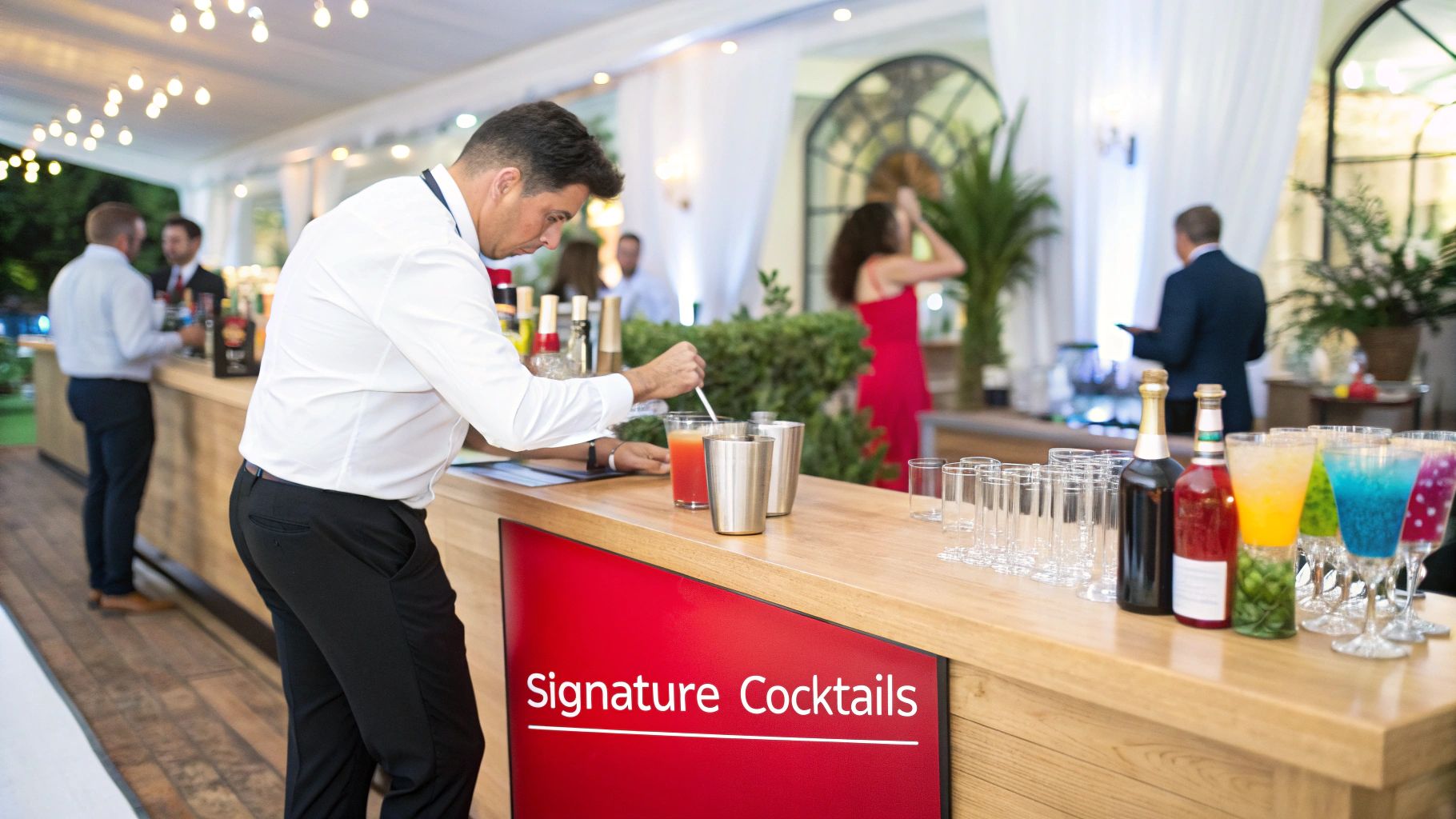 Food and Beverage Entertainment (Mixology, Carving Station, Interactive Bar)
