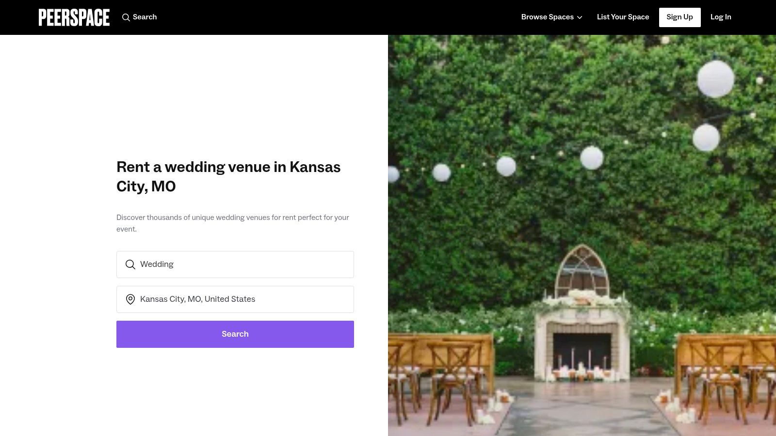 Peerspace — Kansas City Wedding & Reception Venues