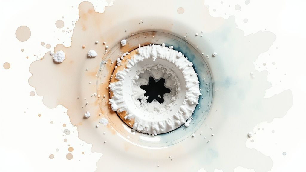 Baking Soda and Vinegar Method