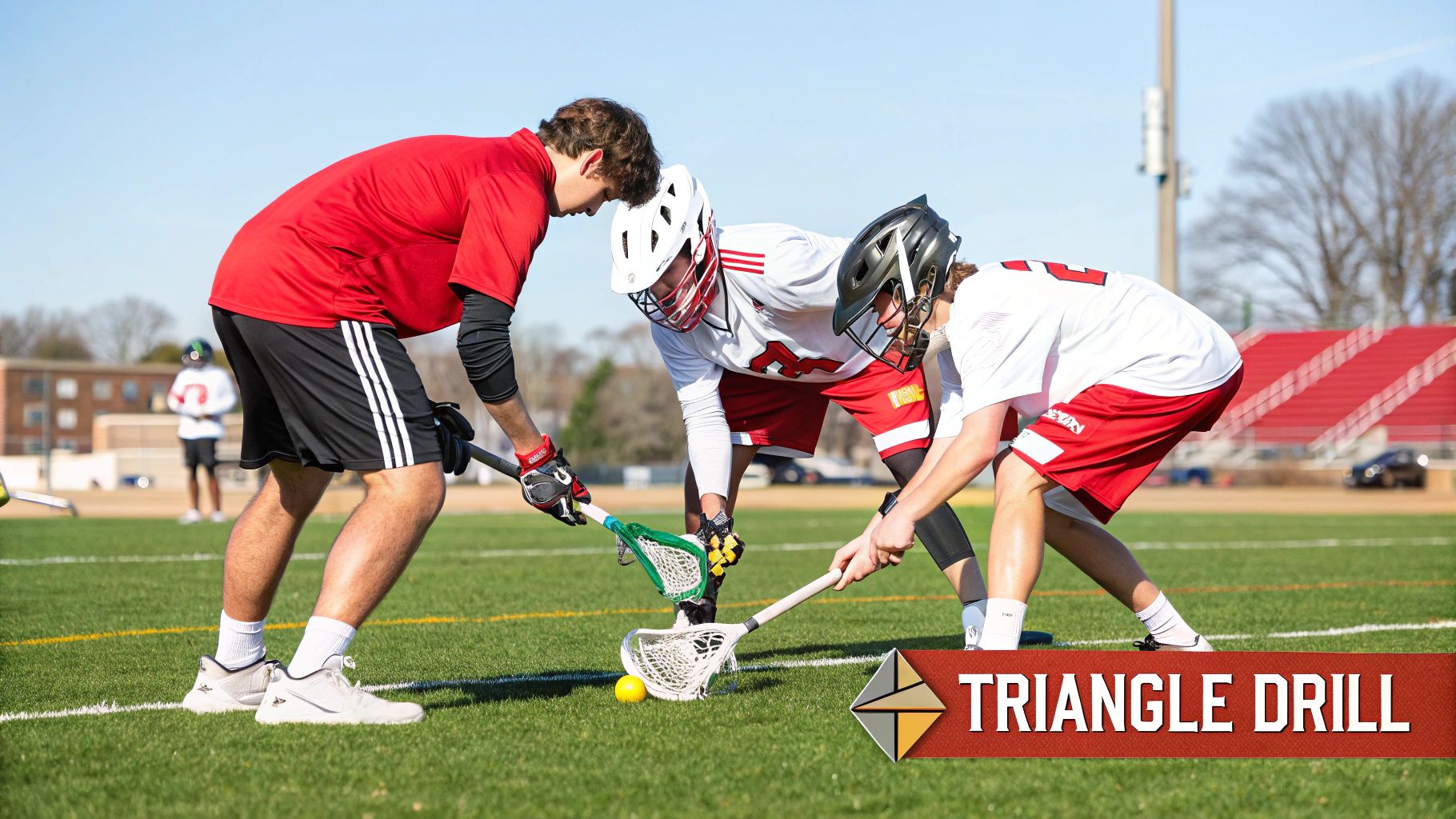 Triangle Ground Ball Drill
