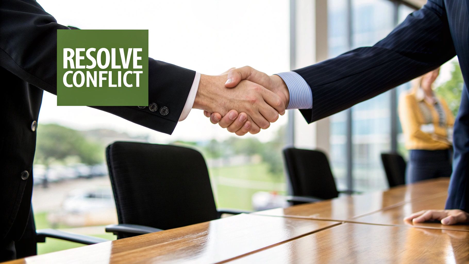 Image depicting people collaborating in a meeting