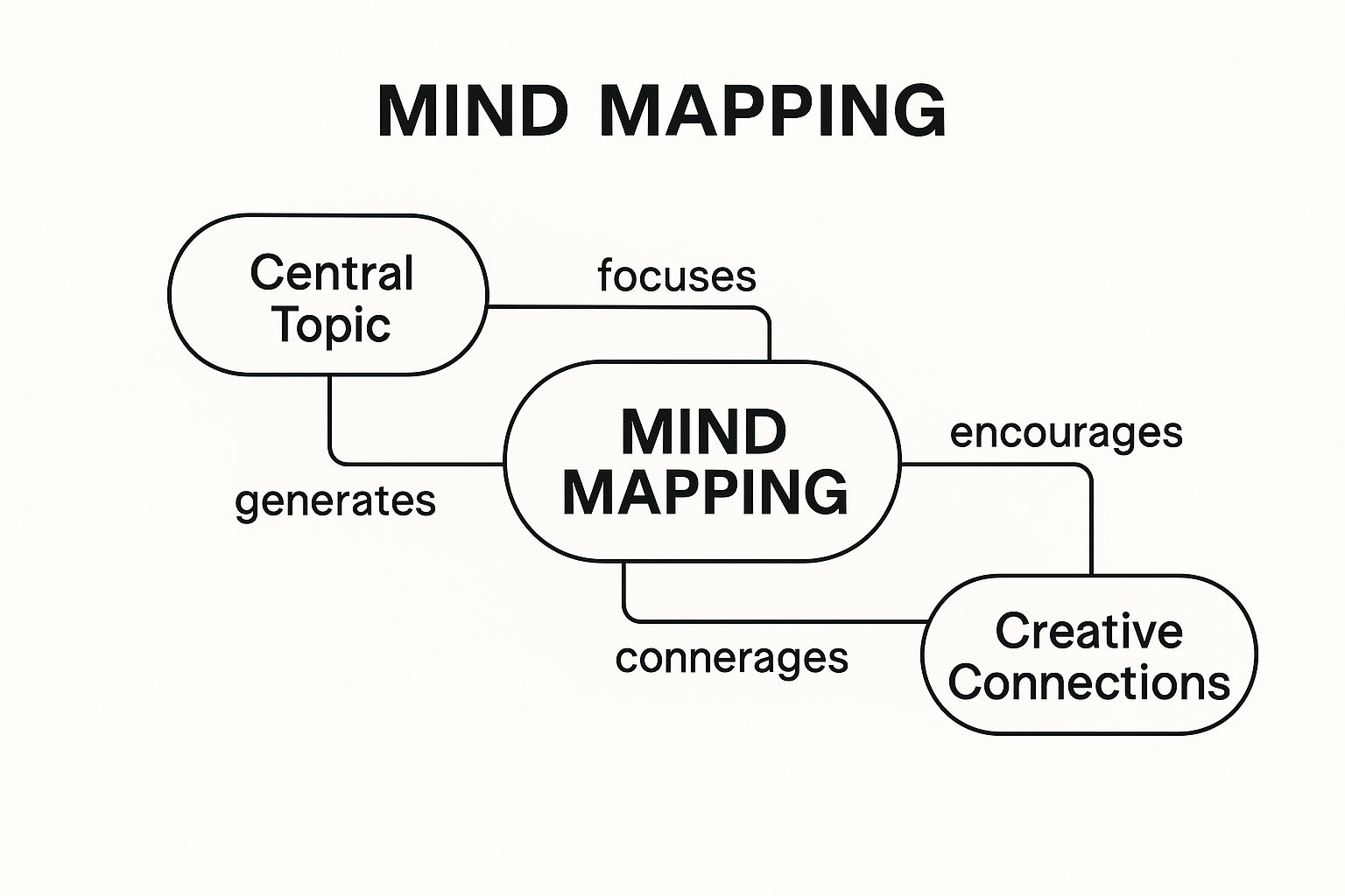 Infographic showing key data about Mind Mapping