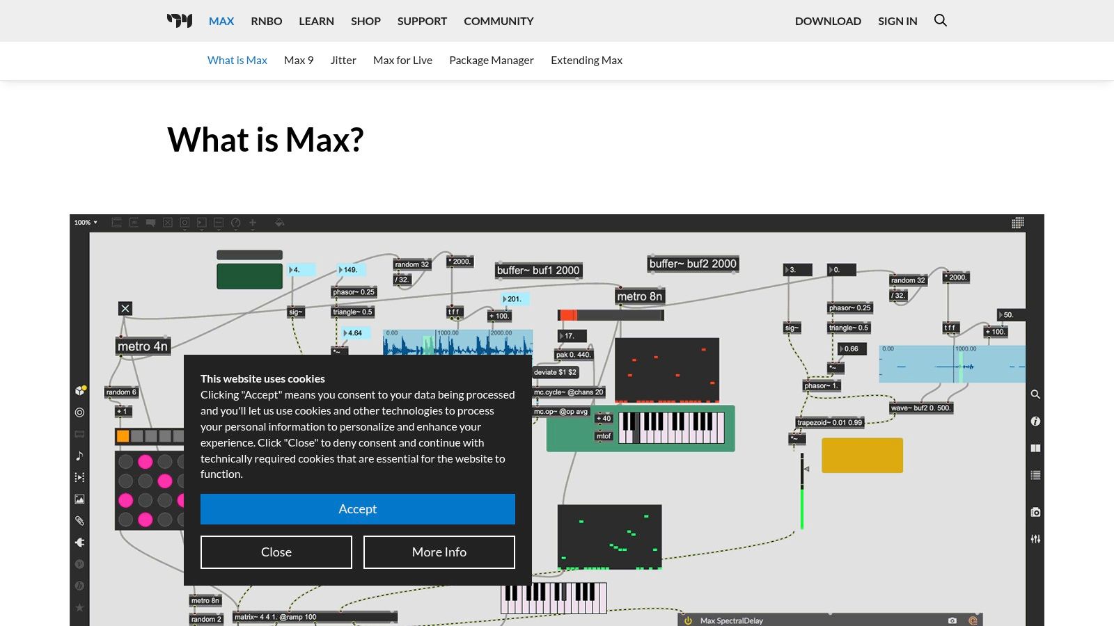 Max (formerly Max/MSP/Jitter)
