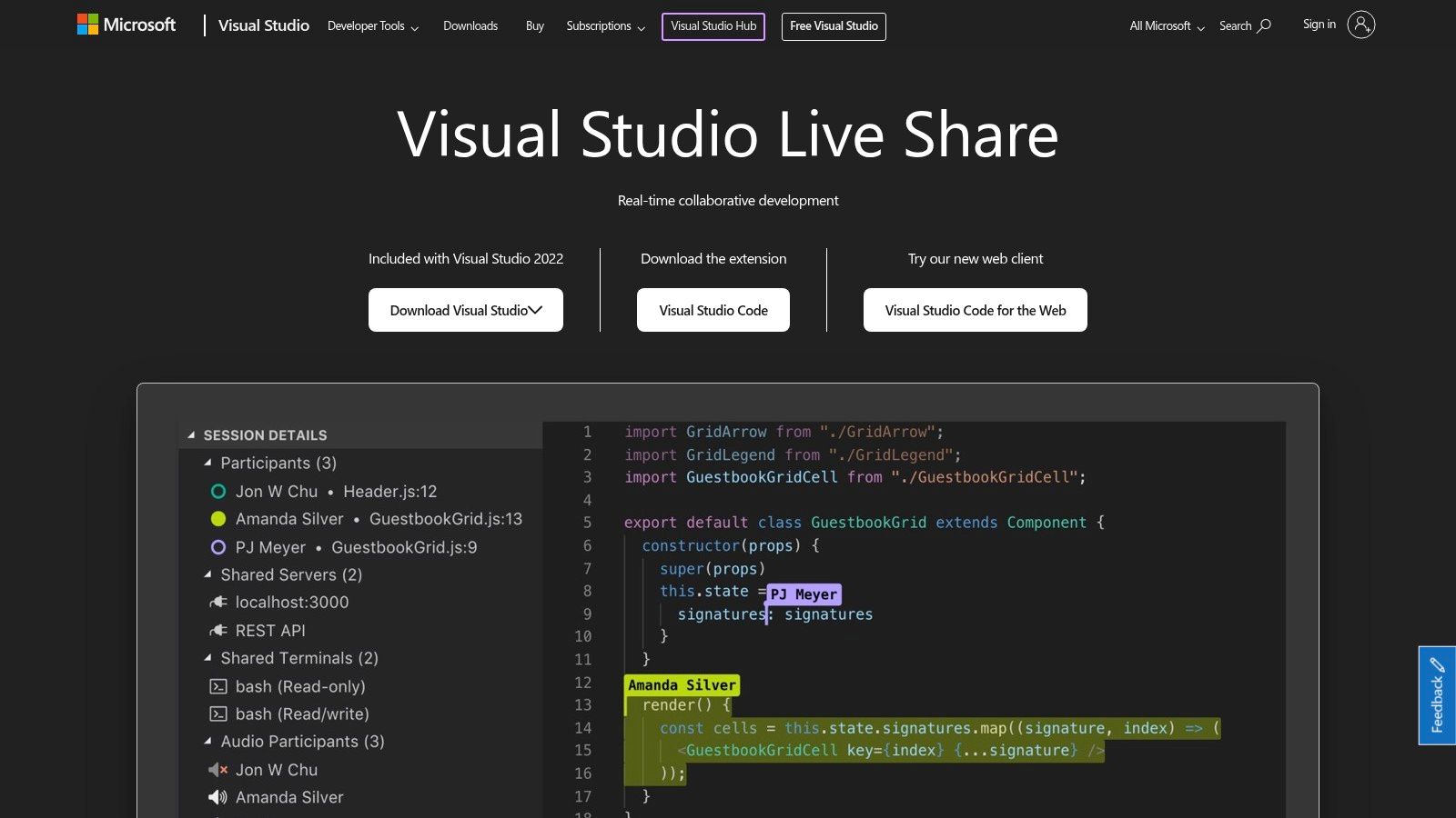 Visual Studio Code Live Share