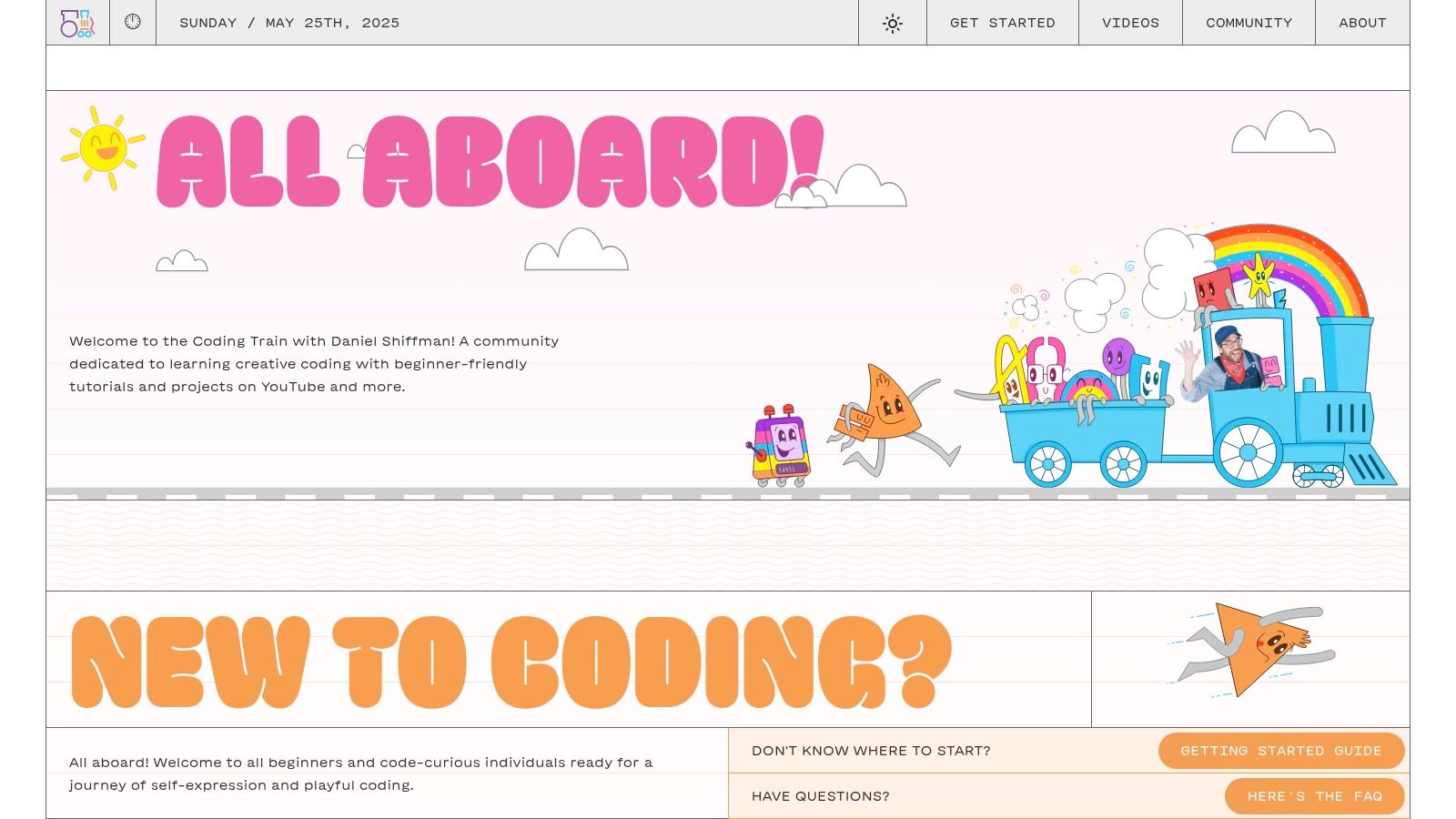 The Coding Train (Daniel Shiffman)