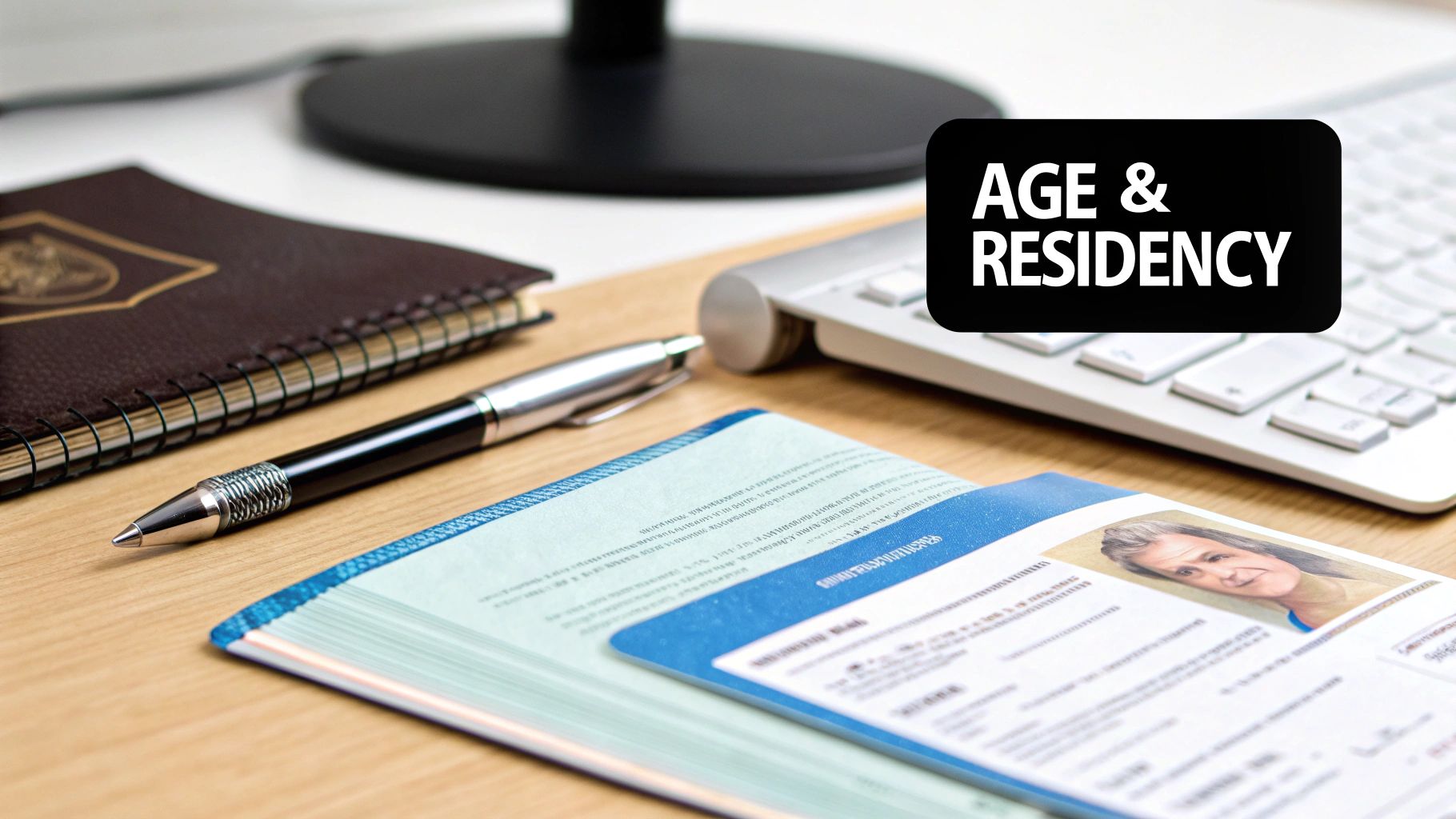 A commercial truck driver stands confidently in front of his large red semi-truck, which is parked at a modern warehouse loading dock.