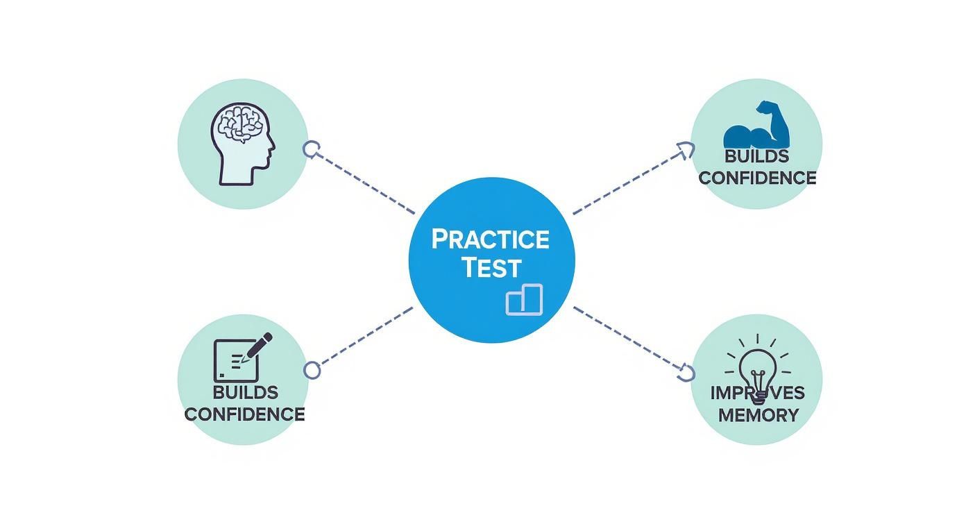 Infographic about cdl endorsement practice tests