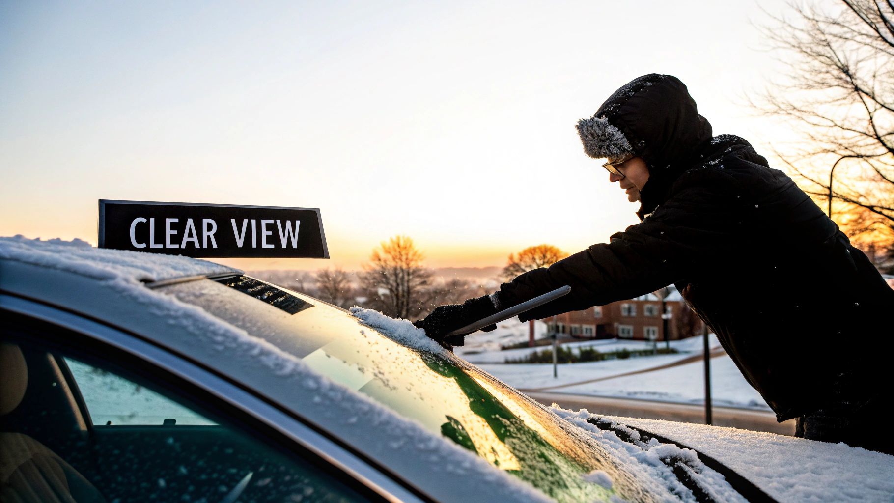 An image illustrating the concept of smooth vehicle control, perhaps showing gentle steering or accelerator pedal usage.