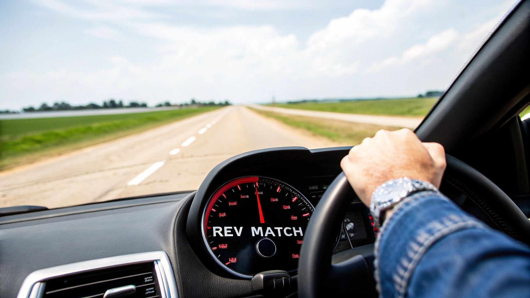 Rev Matching for Seamless Downshifts