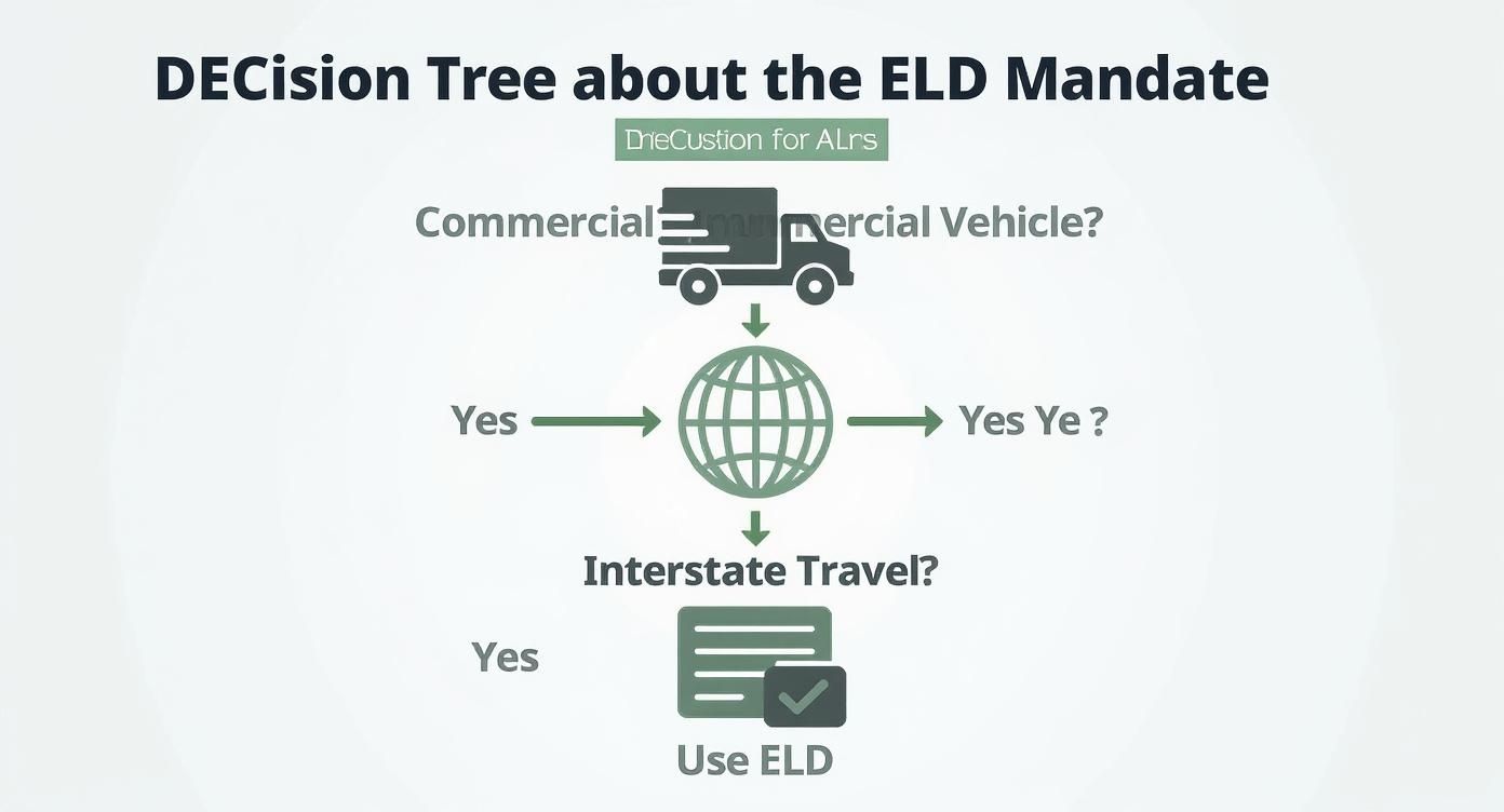 Infographic about electronic logging device requirements