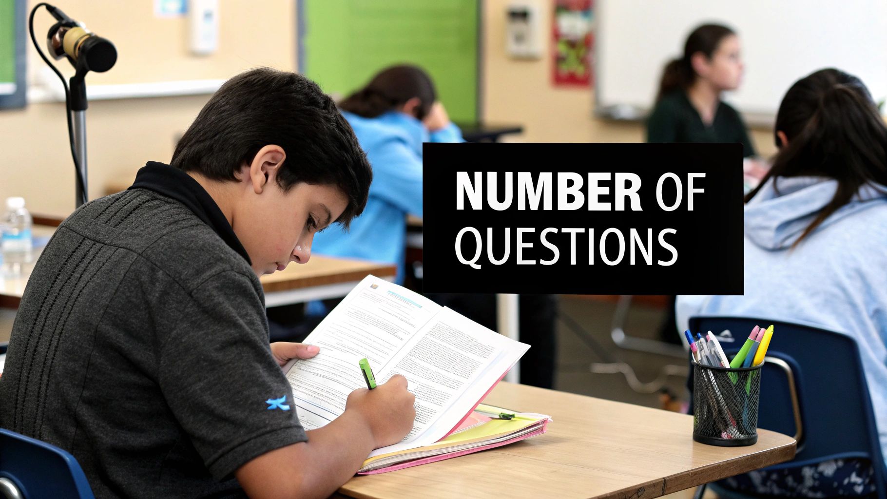 A commercial truck driving on a scenic highway, representing the goal of passing the CDL test.