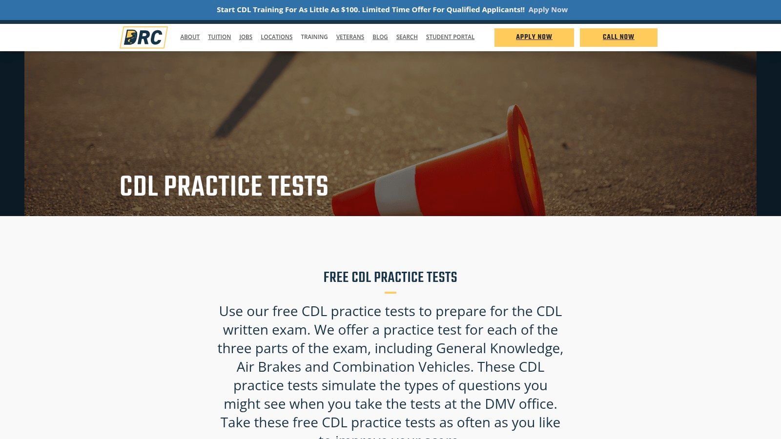 Driver Resource Center – Free CDL Practice Tests