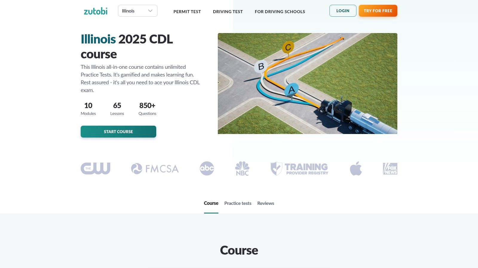 Zutobi (CDL Course with Air Brakes practice)