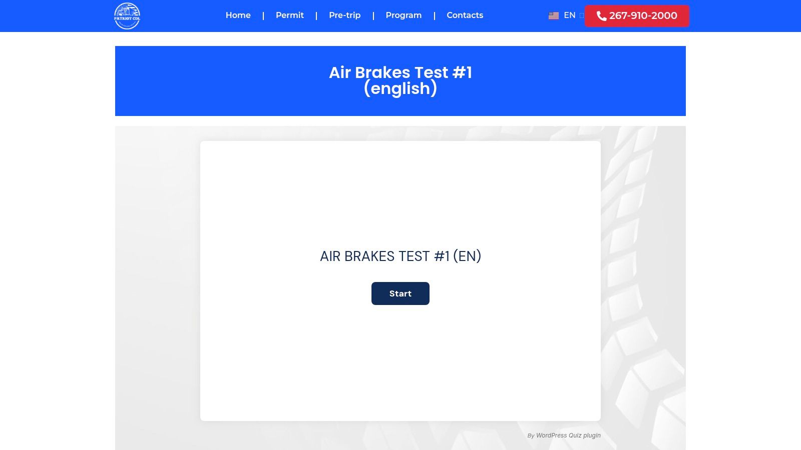 CDL Air Brakes Test | Free Practice Questions & Answers (Air Brakes Test #1)