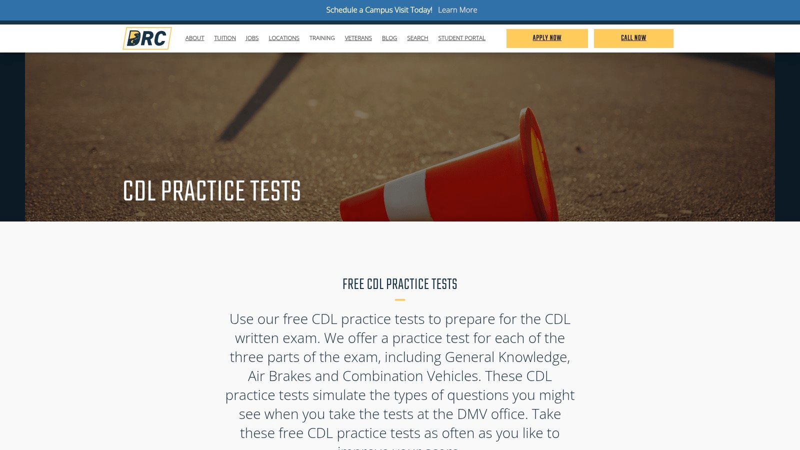 Driver Resource Center (DRC) – Free CDL Practice Tests
