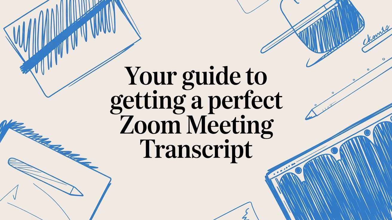 Your Guide to Getting a Perfect Zoom Meeting Transcript | Speechyou ...