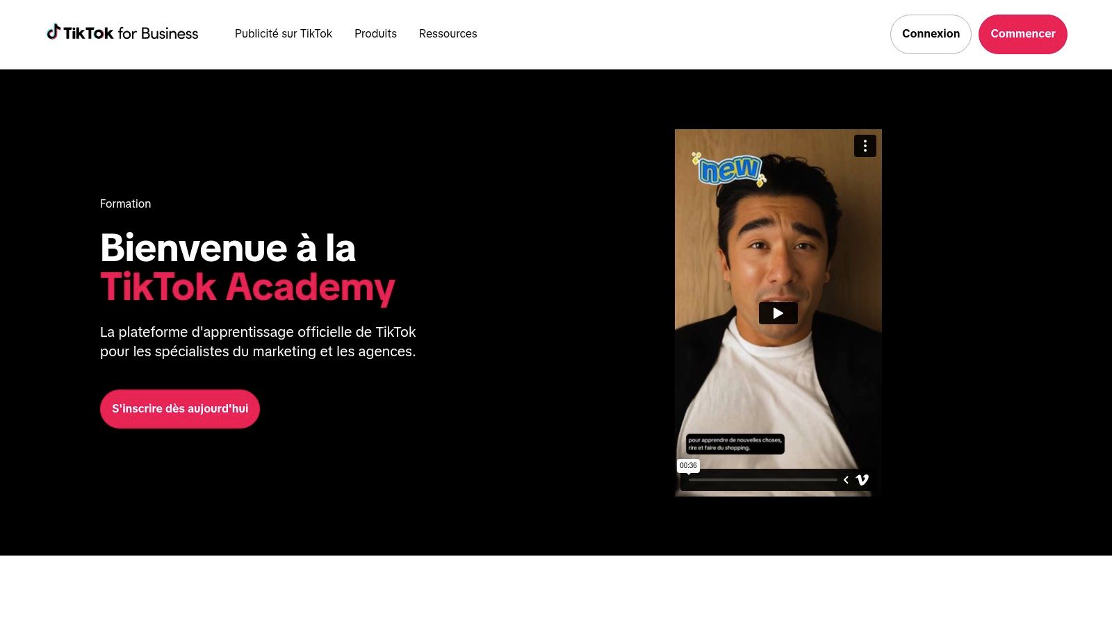 TikTok Academy (TikTok for Business)