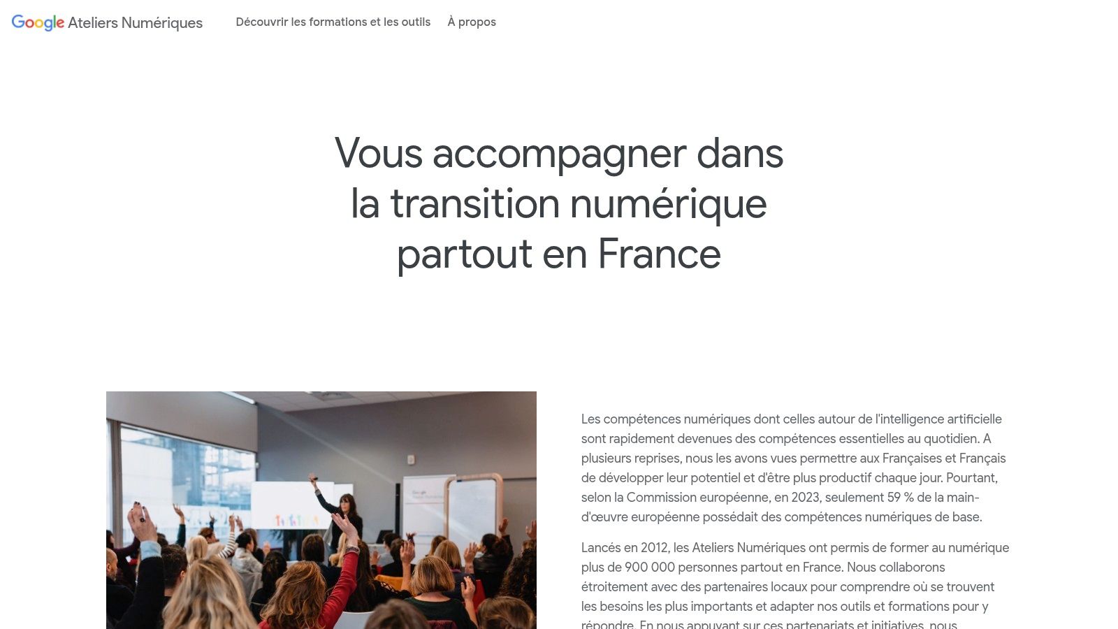 Google Ateliers Numériques