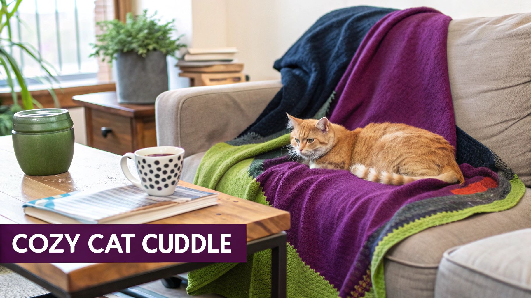 A person wearing a cat-themed hoodie while holding a cat.