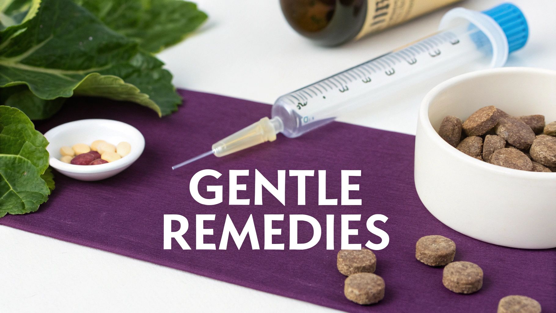 A cat happily eating a treat from its owner's hand.