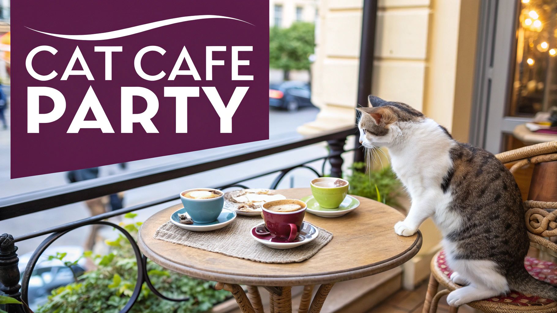 Cat Café Birthday Party