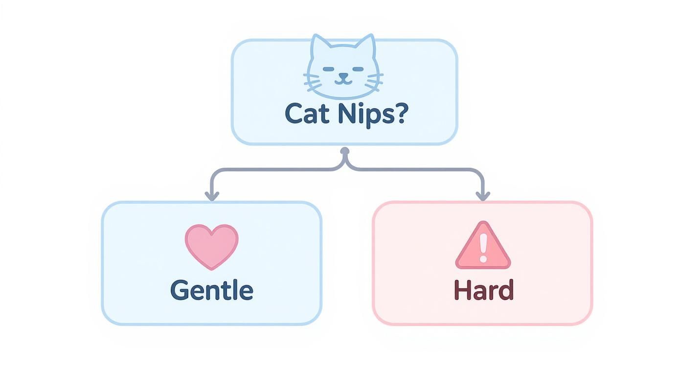 Infographic about why do cats give love bites