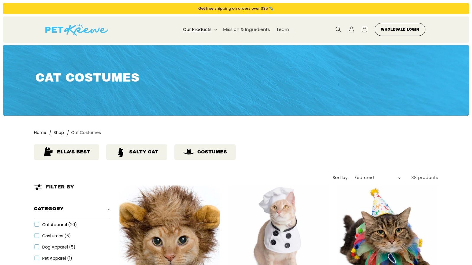Pet Krewe: For the Uniquely Outrageous Kitty