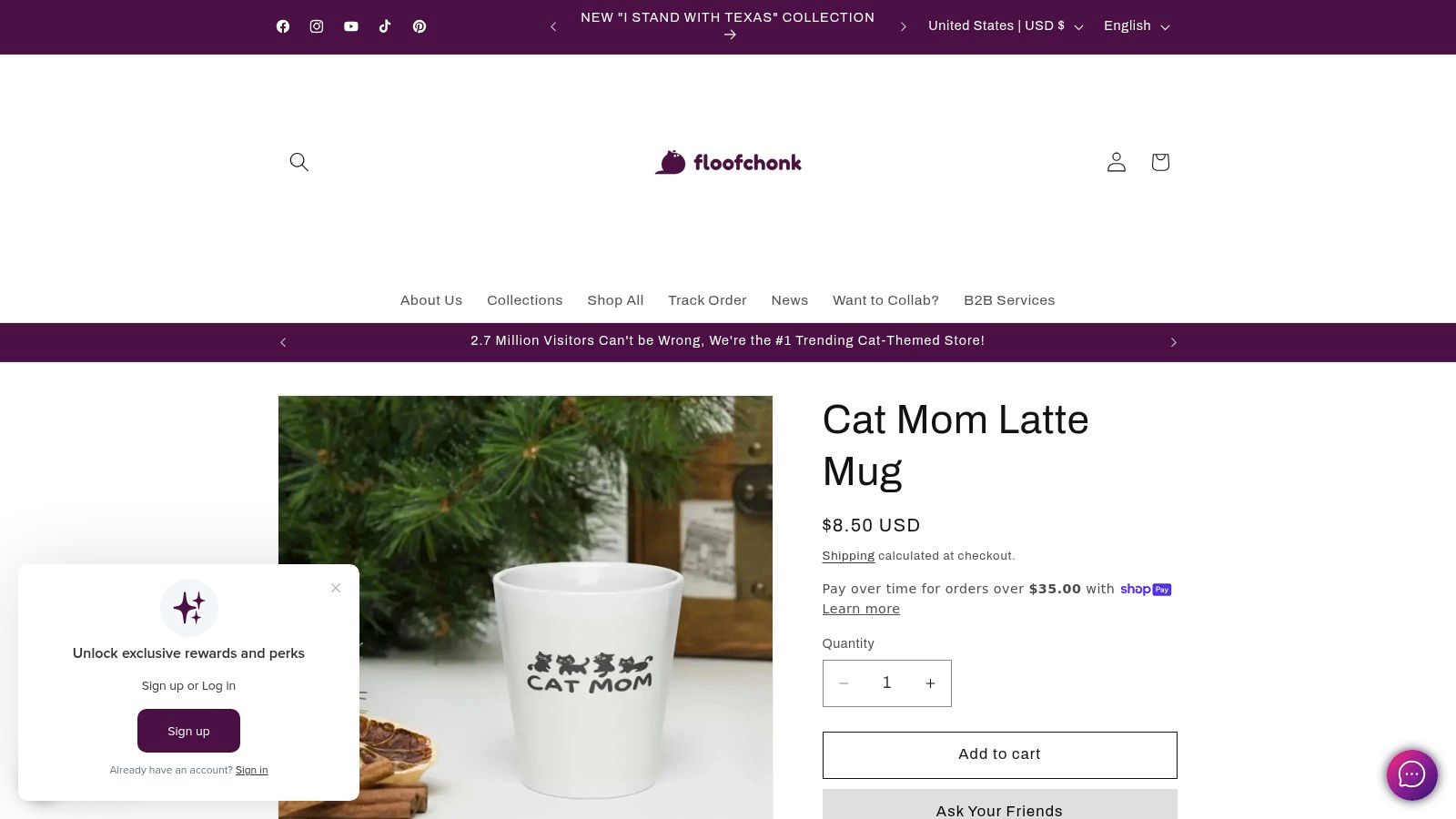 Cat Mom Latte Mug