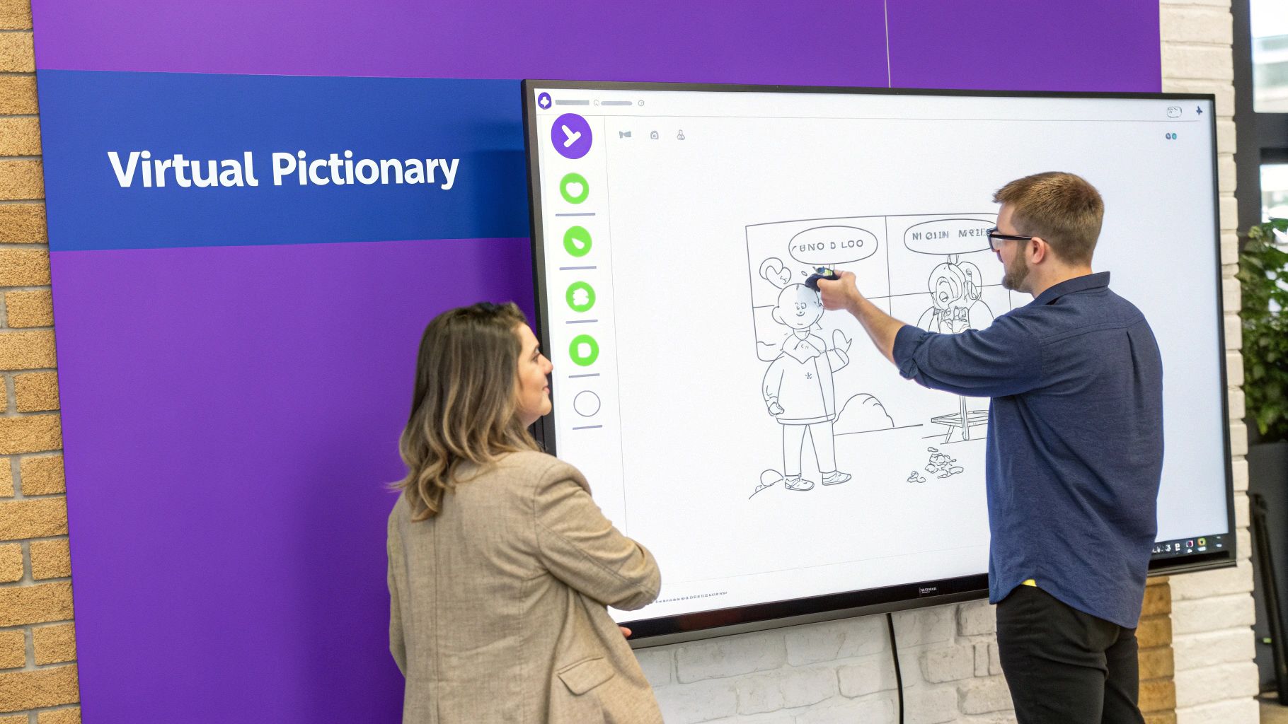 A game of Skribbl.io in progress, showing a player's drawing and other players guessing in the chat.