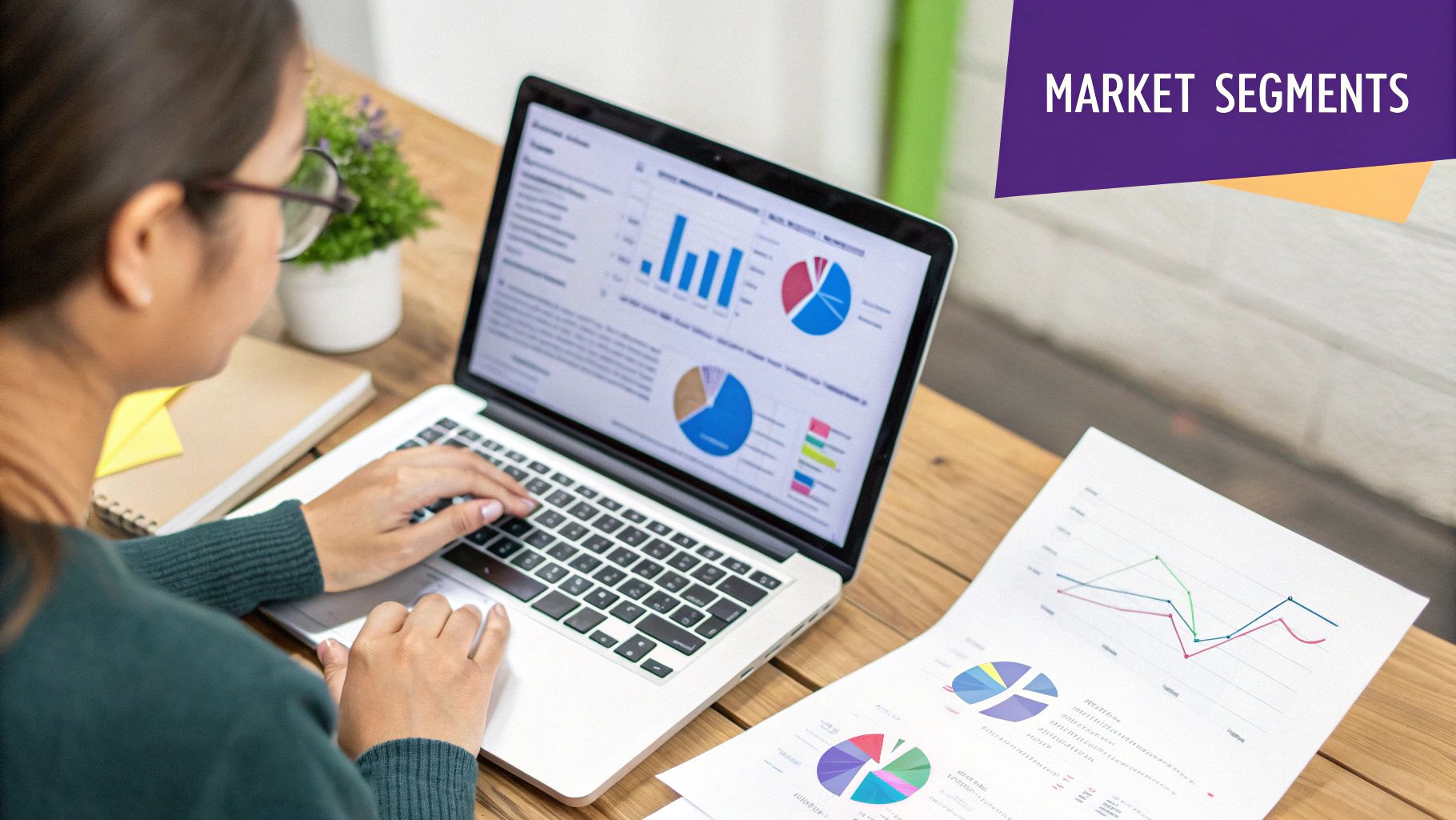Infographic showing key data about Market Research and Customer Segmentation