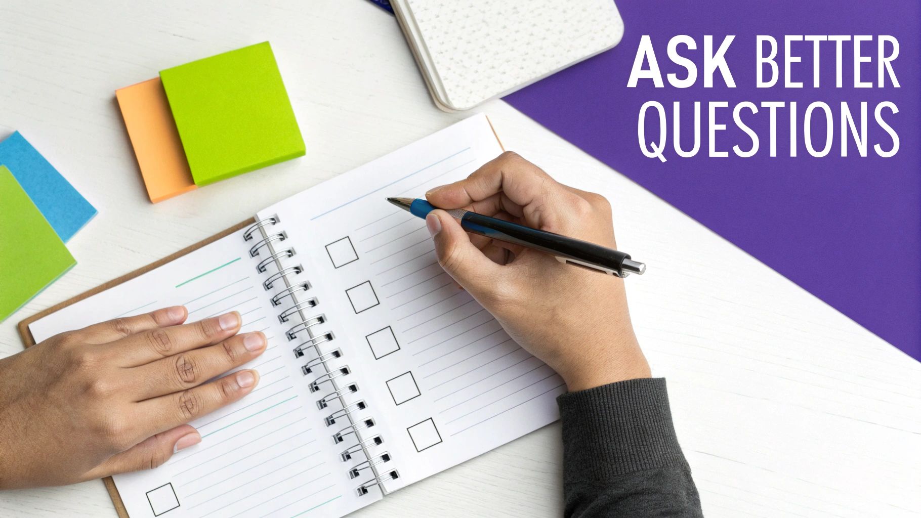 A person analyzing a complex mind map on a clear board, representing the process of organizing qualitative data.
