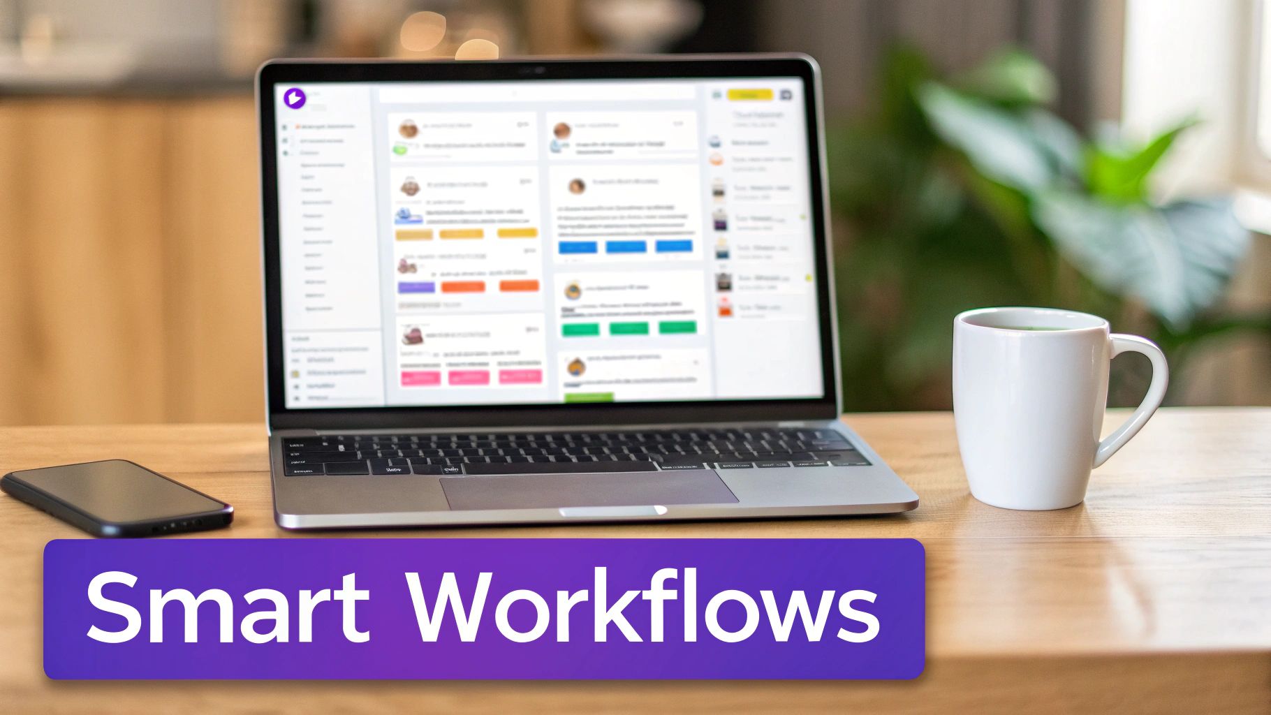 Manager coaching a team member in a modern office setting, representing good management practices.