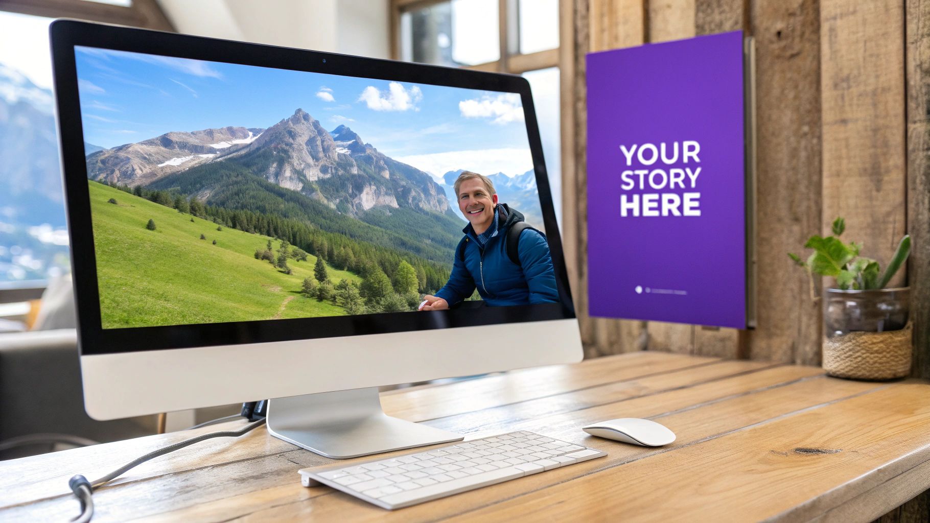 Virtual Background Storytelling