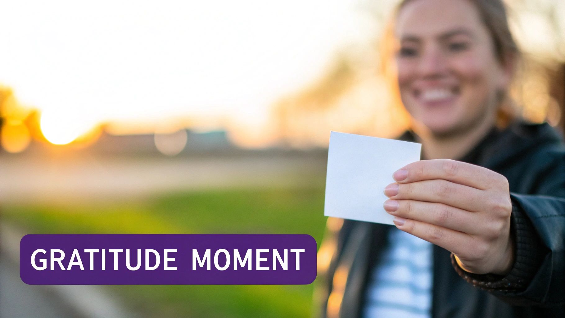 What's one thing you're grateful for or appreciating?