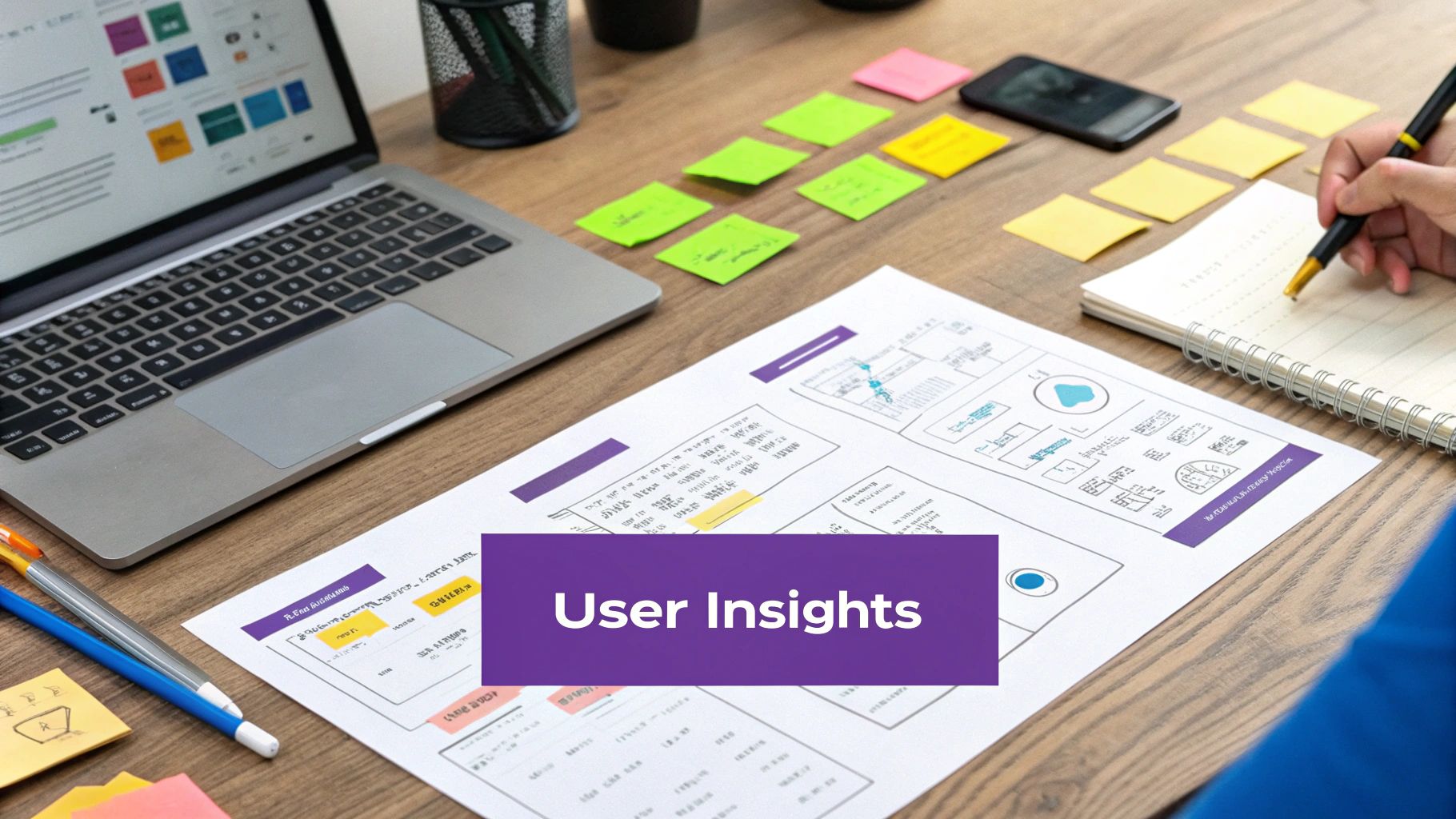 UX Research Synthesis Affinity Diagram