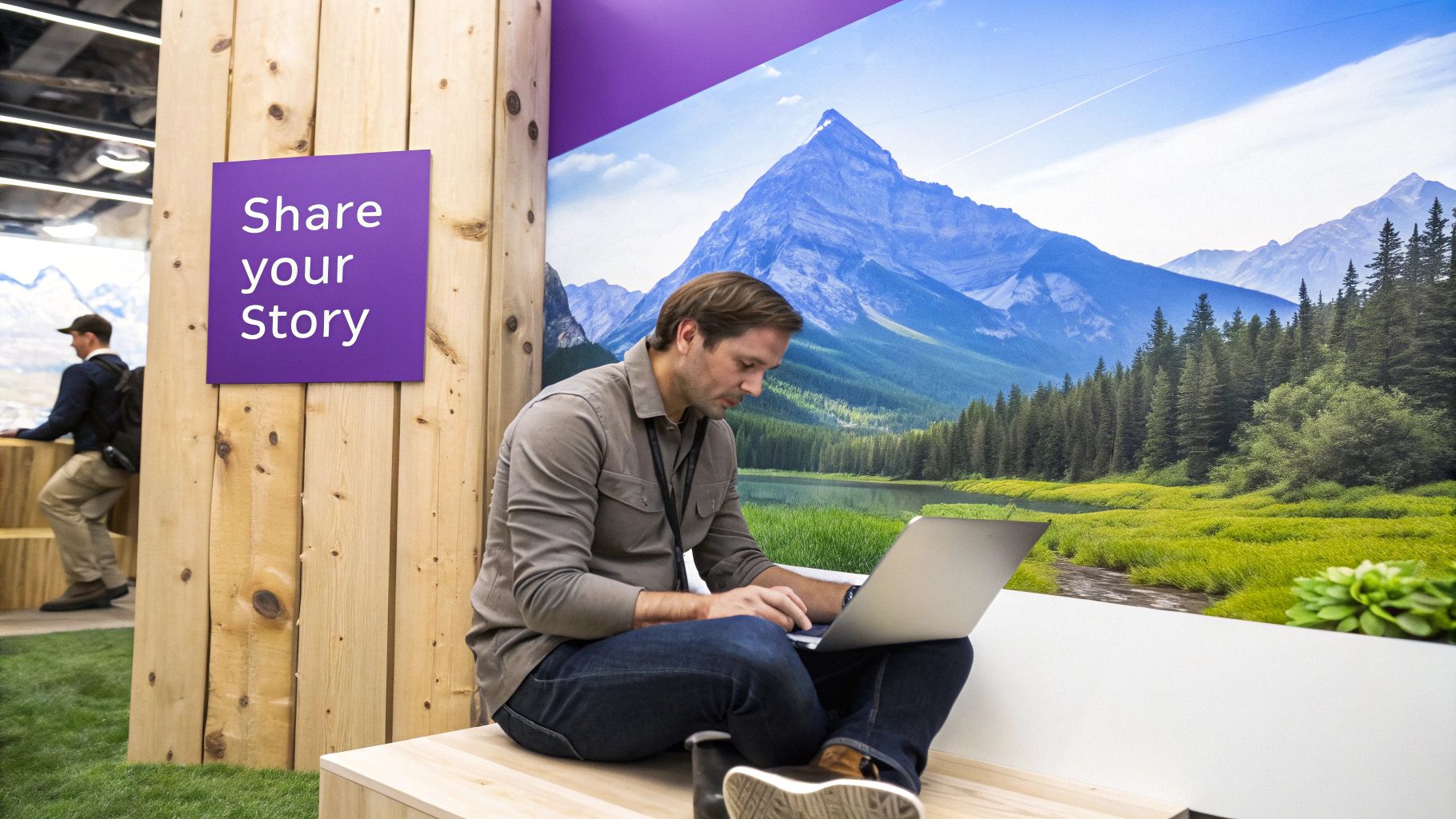 Virtual Background Storytelling