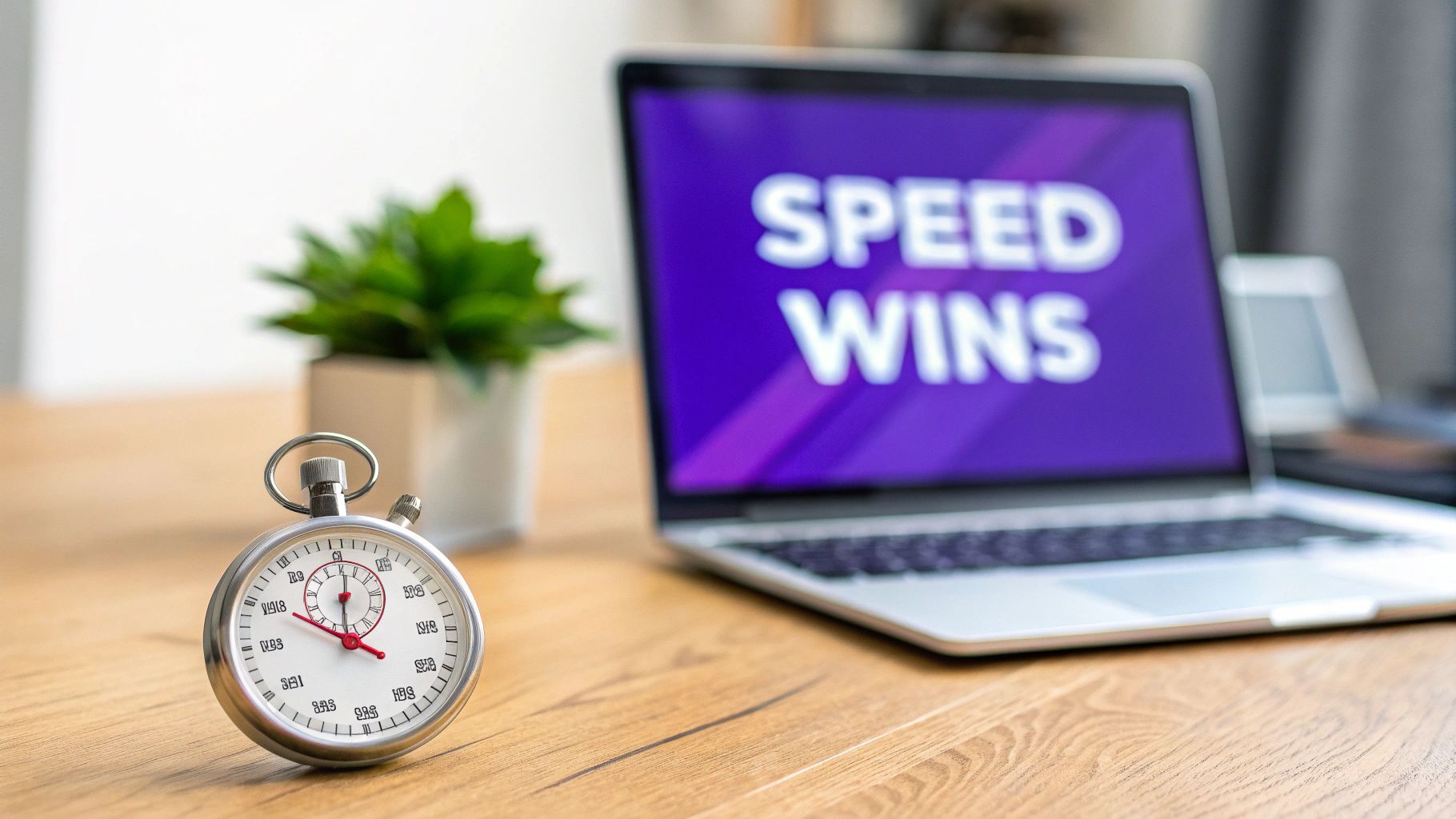 A team of professionals collaborating on a project with a sense of urgency and speed