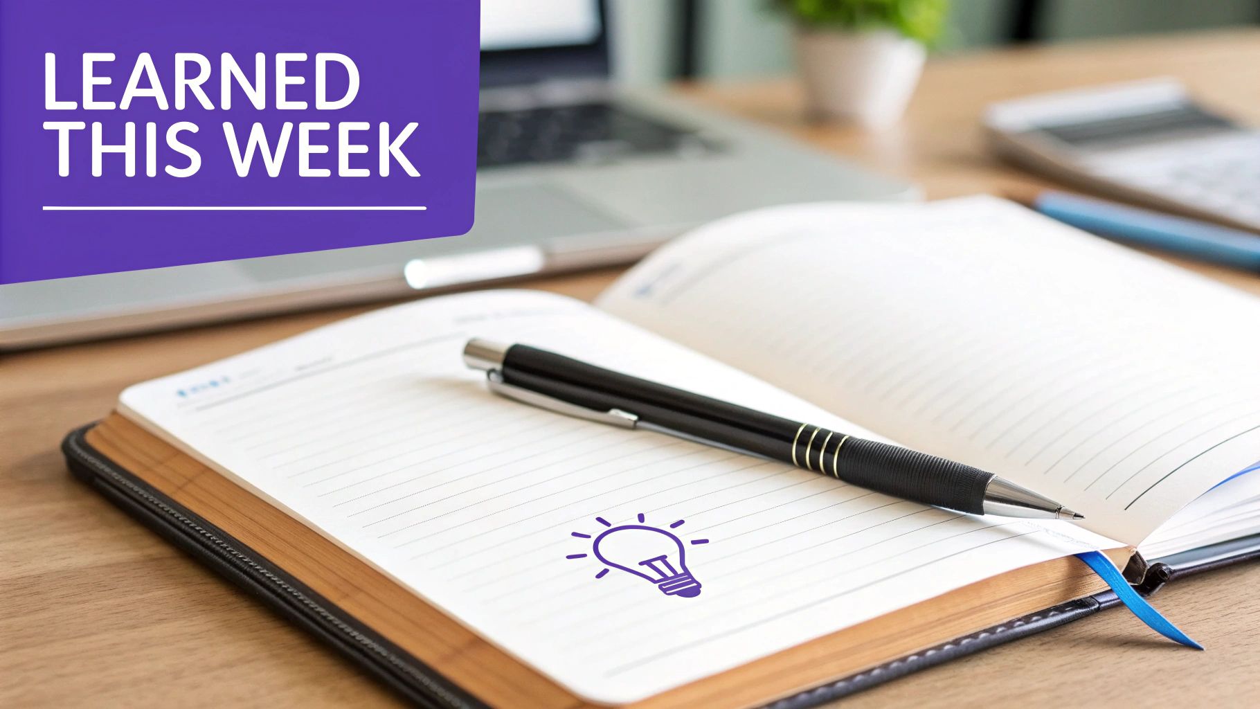 What did you learn this week? (Learning & Growth Check-in)