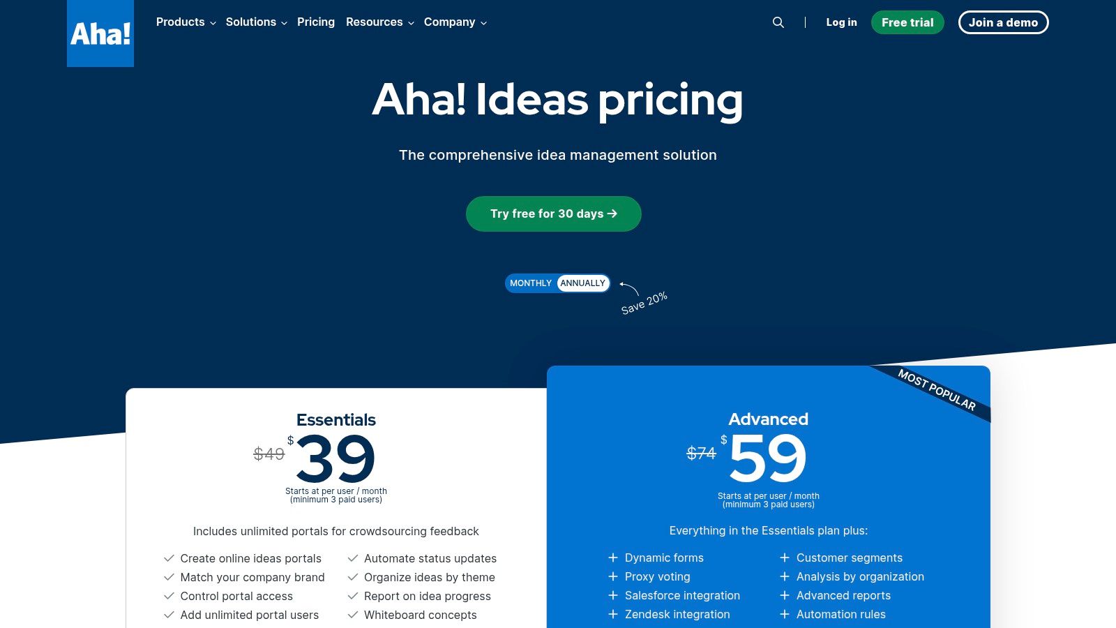 Aha! (Ideas + Knowledge)