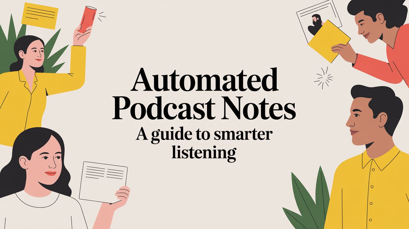 Automated Podcast Notes: A Guide to Smarter Listening