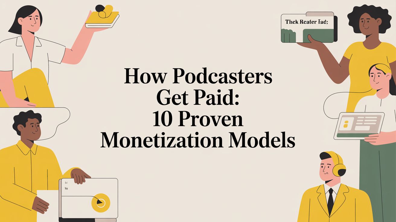 How Podcasters Get Paid: 10 Proven Monetization Models