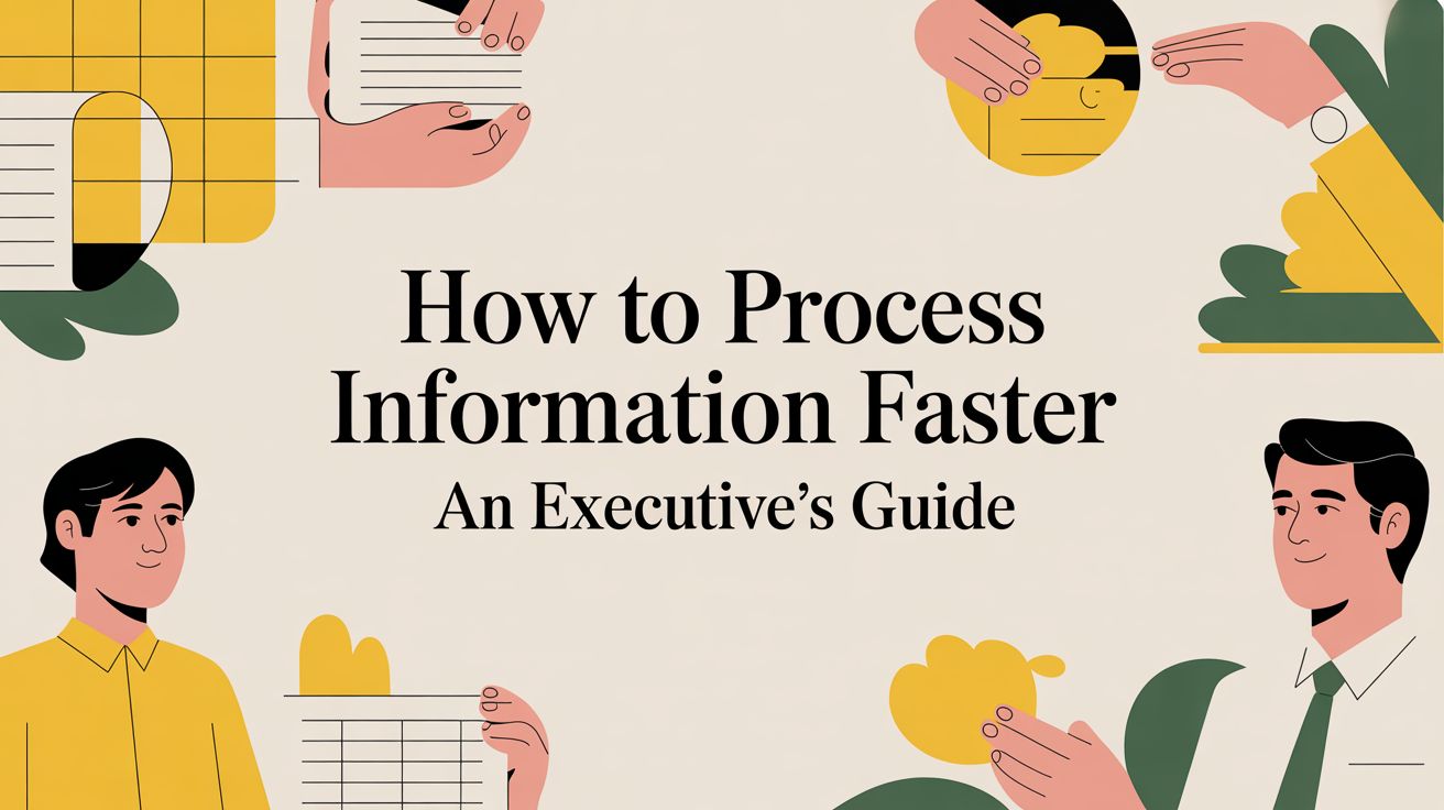 How to Process Information Faster: An Executive's Guide