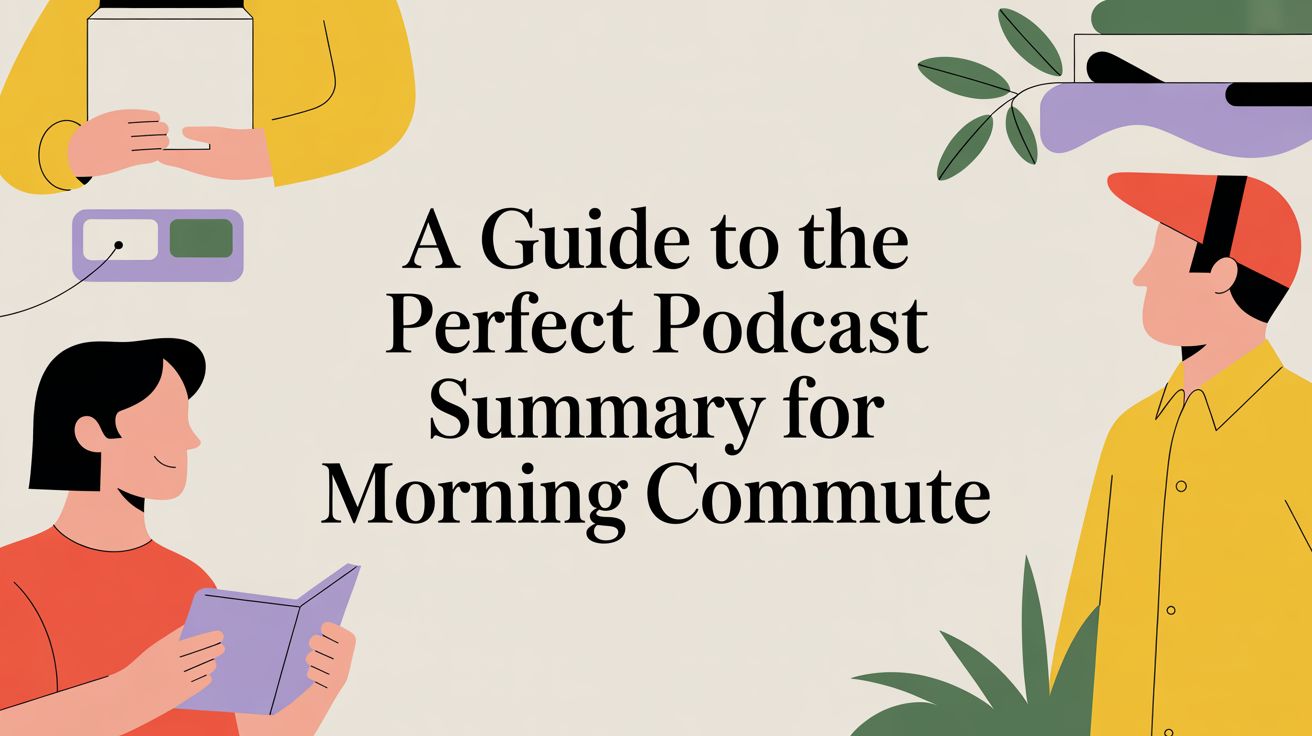The Perfect Podcast Summary for Your Morning Commute