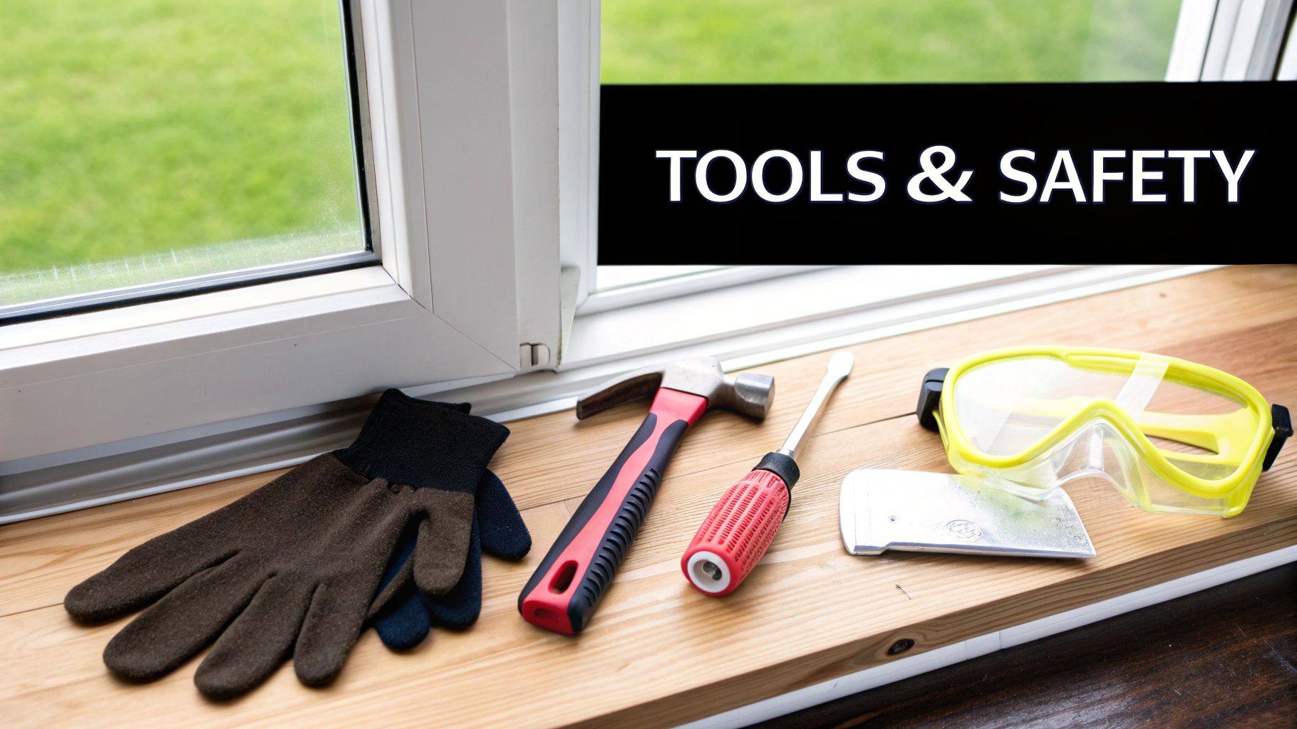 Toolkit for window screen removal