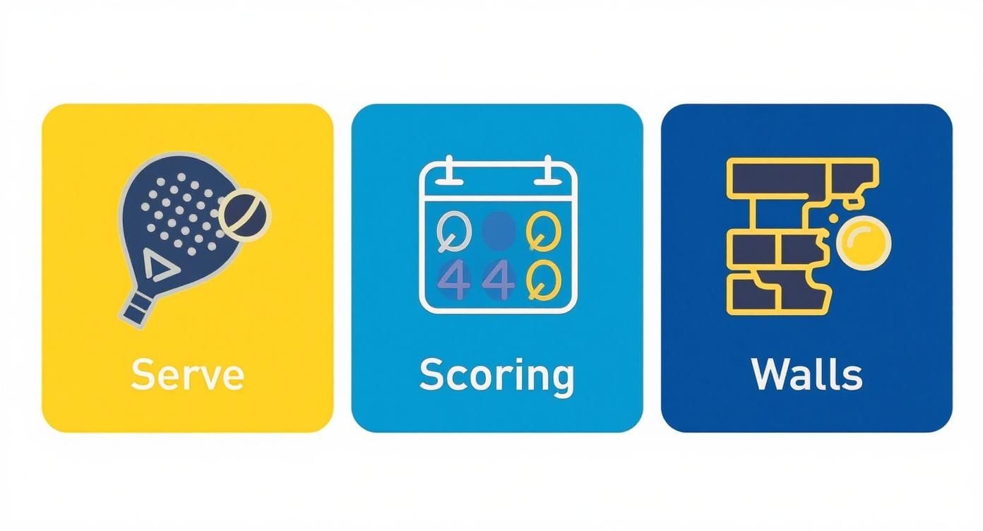 Infographic about what is paddle tennis