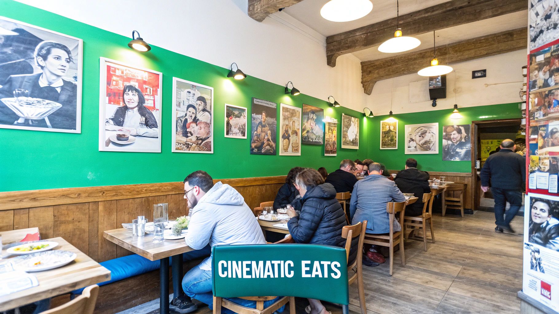 Infographic showing key data about Old Cinema Tavern