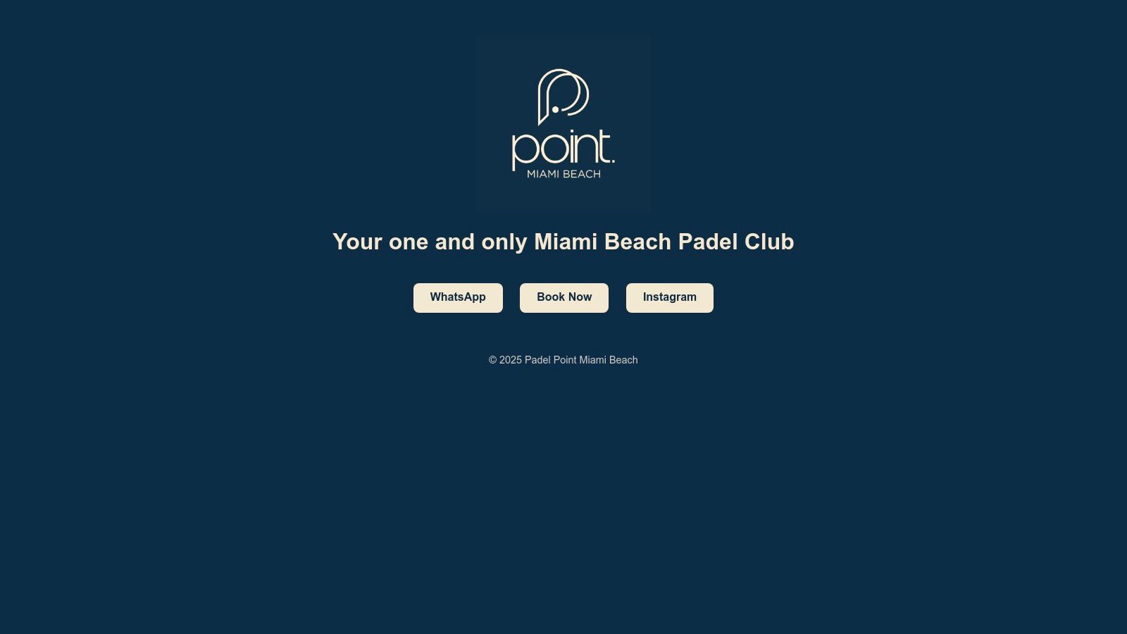 Padel Point Miami Beach — Miami Beach