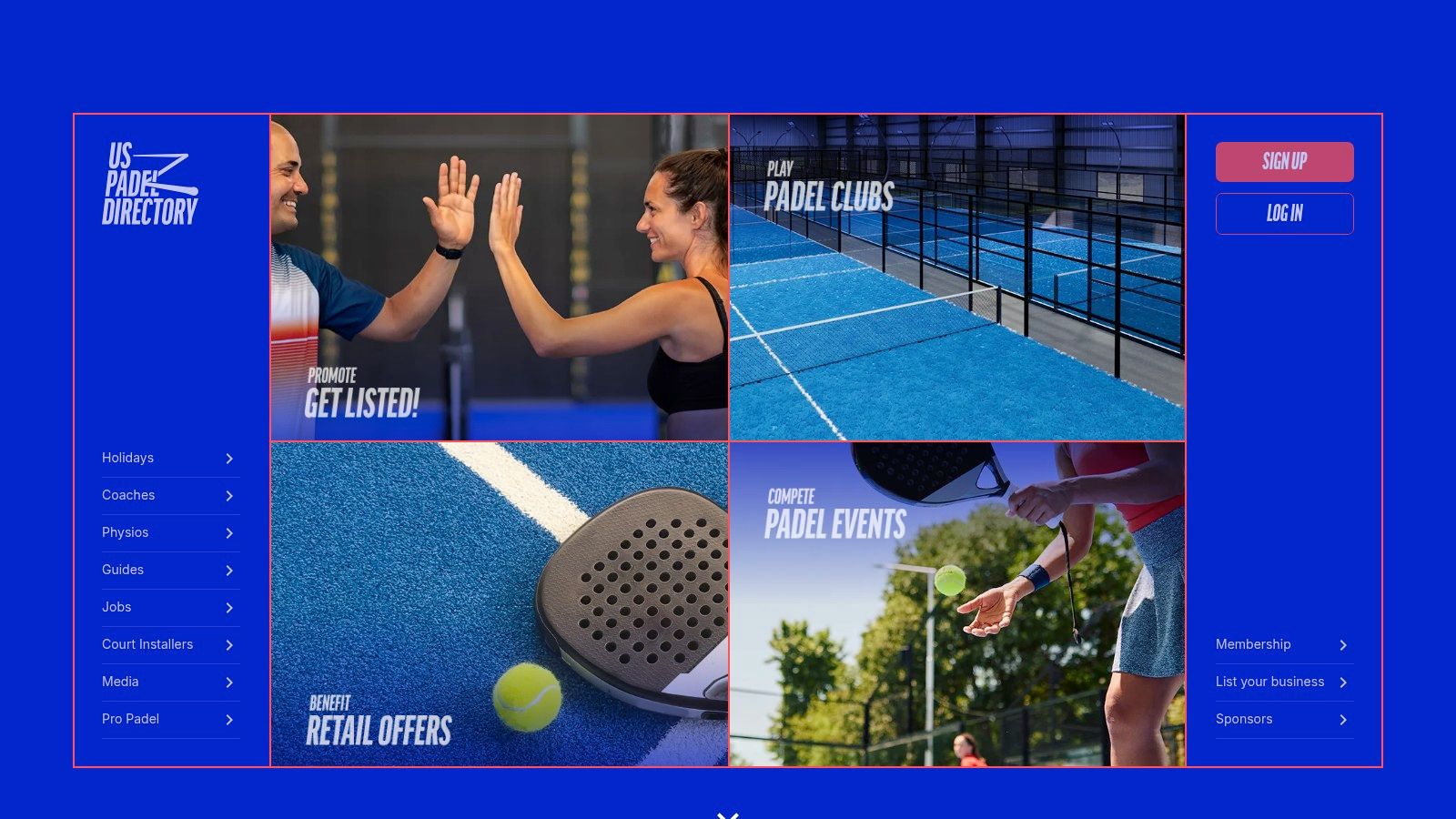 USA Padel Directory