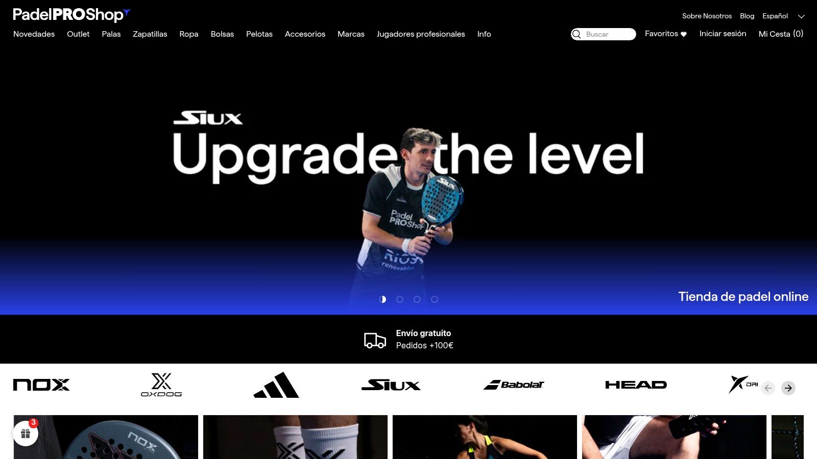 Padel Pro Shop (international, ships to US)